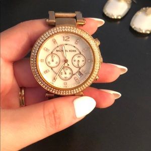 Michael Kors Rose Gold Watch big face